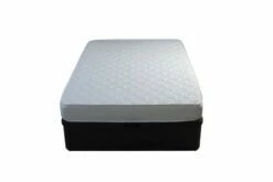 Colchón Visco Los Angeles, Cara Invierno/Verano, Ergonómico, Transpirable Y Blanco, Altura 20 Cm