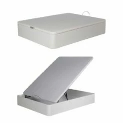 Canapé Abatible Blanco,Transpirable, Gran Capacidad, Apertura Frontal, [MONTAJE GRATIS]