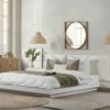 Cama Con Somier Blanca 180 X 200 Cm ZEN
