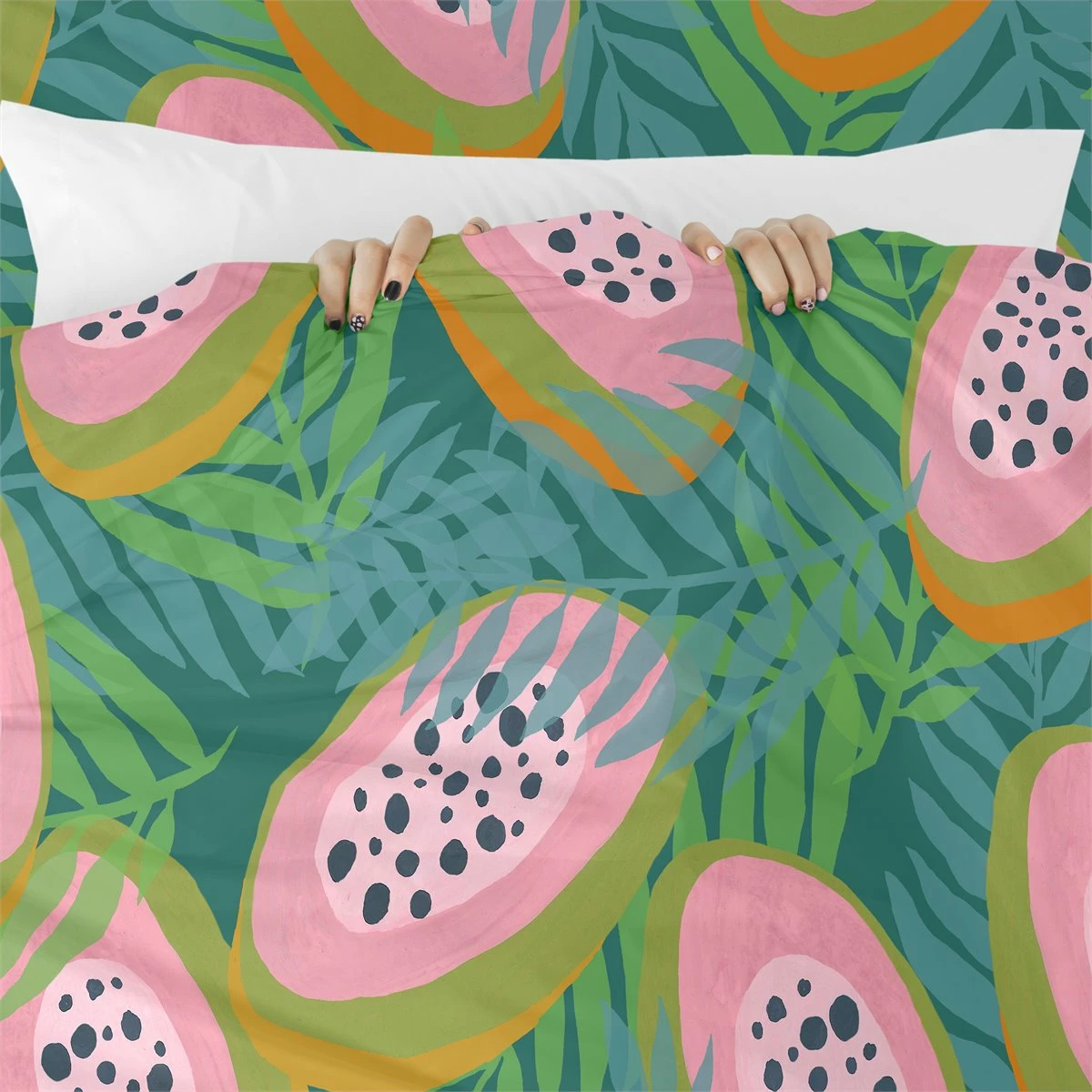 Papaya Funda Nórdica 155x220 Multicolor - Imagen 2