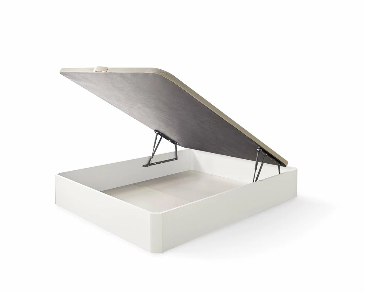 Canapé Estela Abatible Madera 135x190 Altura Cerrado 35cm Blanco Matris