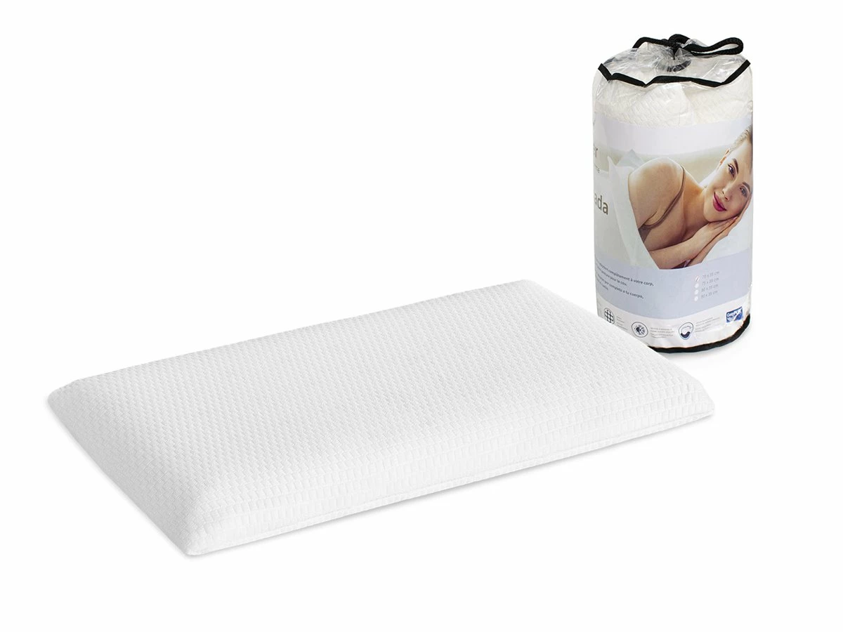 Pack Colchon 70X190 BORN CAMA INFANTIL, Altura 14 CM, + 1 Almohada Viscoelastica 70X35 + 1 Protector Colchon 70X190 - Imagen 4