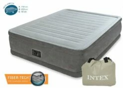 Intex Colchón Hinchable FIBER-TECH 2 152x203x46cm