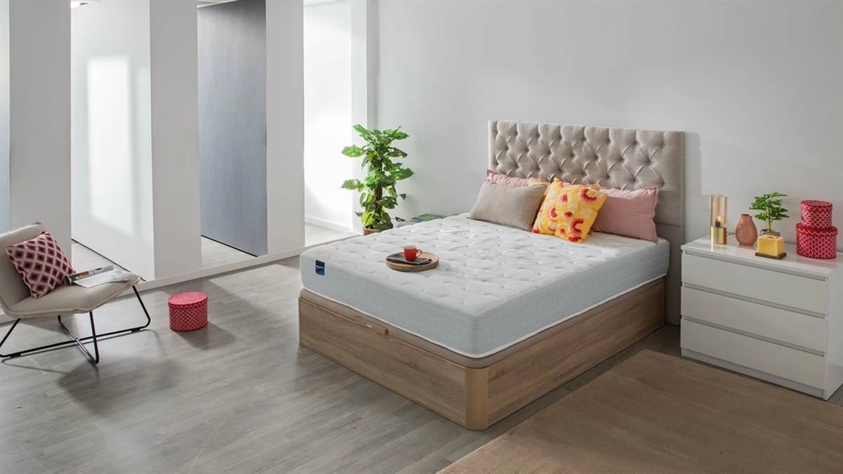 Colchón PEGASUS 8K BULTEX De Material Celular 135X190 + Canapé Gratis Pikolin Color Wengué - Imagen 3