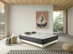 Colchón 90x190 Muelles Ensacados, Transpirable Y Reversible, Altura 25cm