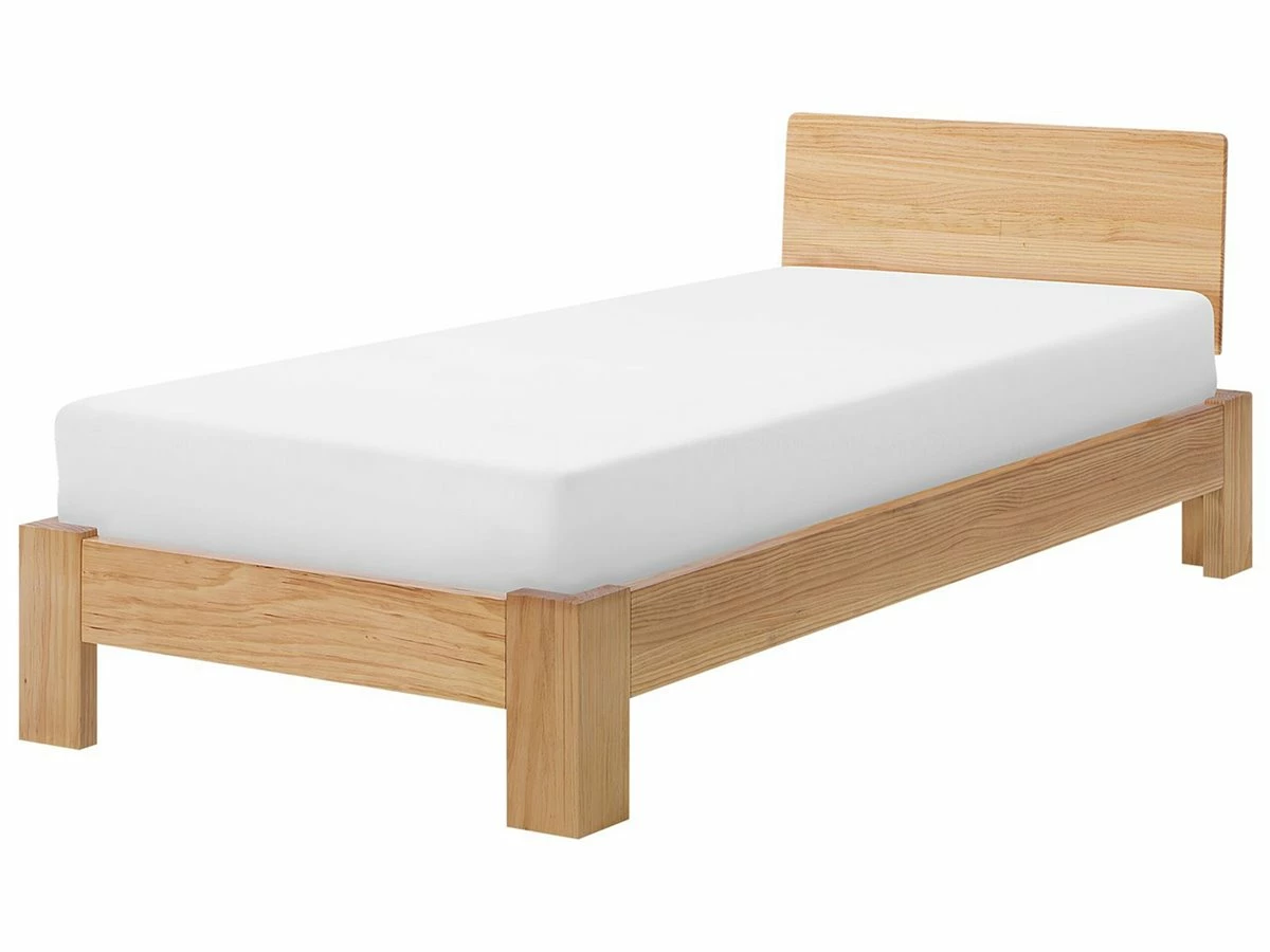 Cama Con Somier De Madera De Pino Clara 90 X 200 Cm ROYAN - Imagen 2