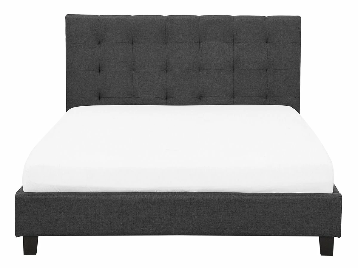 Cama De Agua De Poliéster Gris Oscuro/negro 140 X 200 Cm LA ROCHELLE - Imagen 4