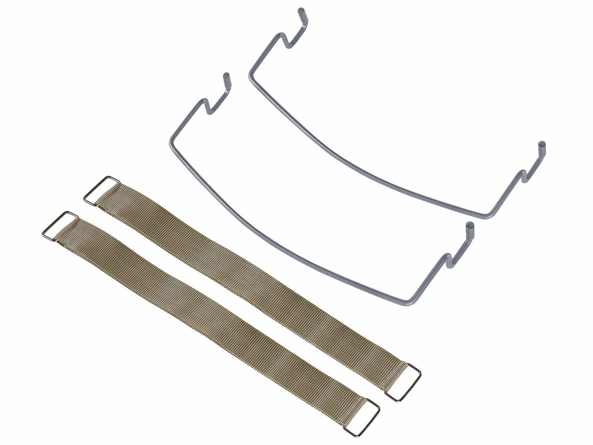 Conjunto De 2 Somieres Articulado Manual De Metal Gris Oscuro/rojo/blanco 90 X 200 Cm MOON - Imagen 10