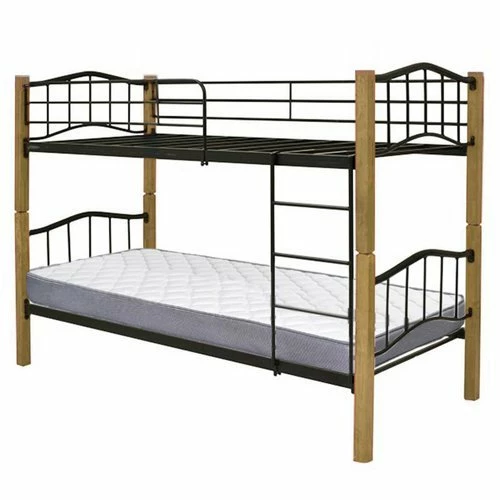Litera Doble Cama De 90x190 Cm De Madera Y Metal - Imagen 2