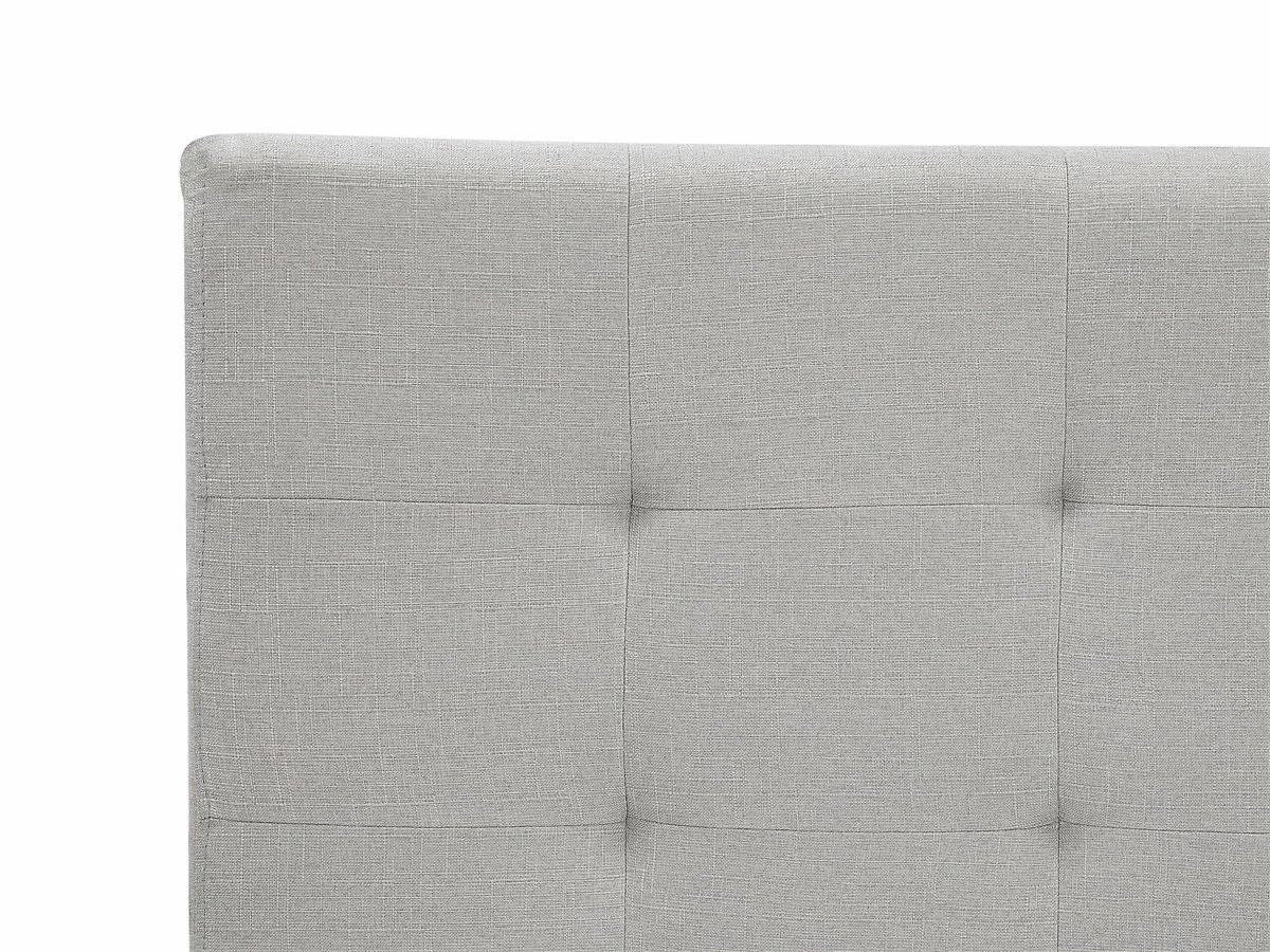 Cama De Agua De Poliéster Gris Claro 140 X 200 Cm LA ROCHELLE - Imagen 8