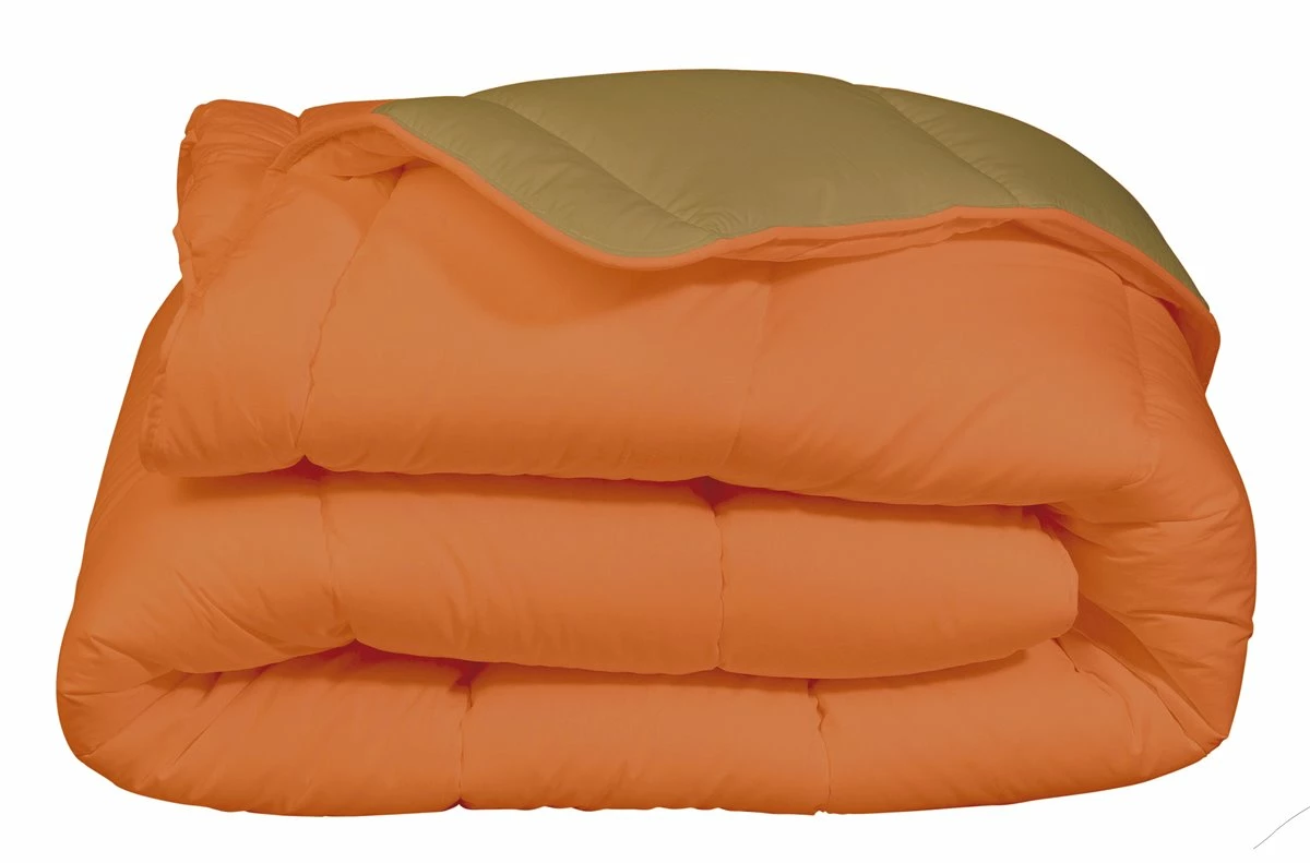 Relleno Nórdico BICOLOR Color NARANJA/PISTACHO Para Cama De 90cm