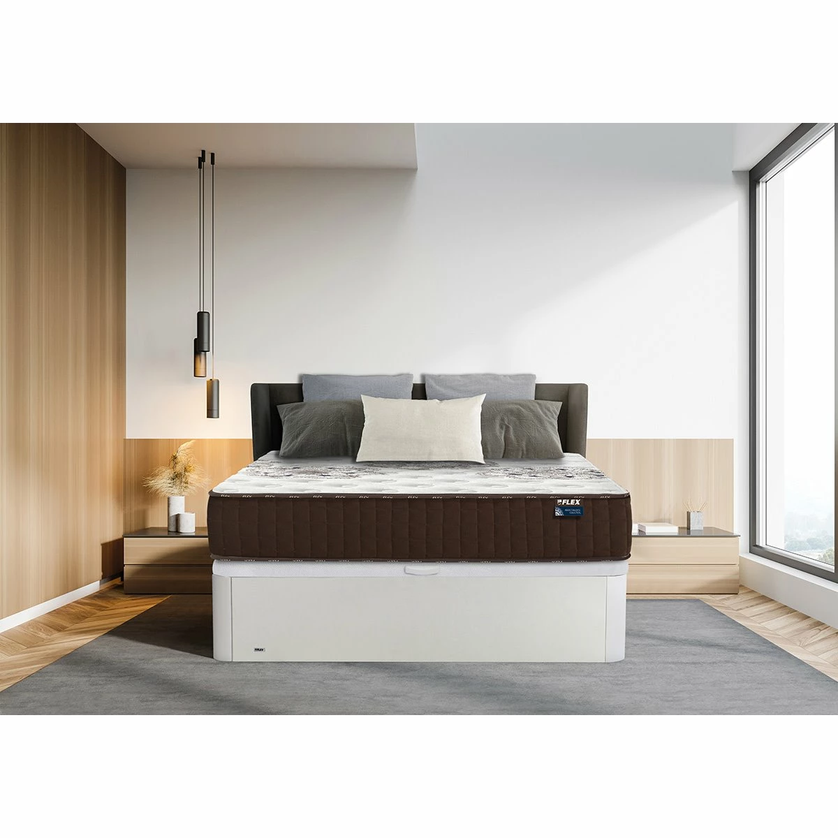 Colchón CELSIUS POCKET X9 FLEX® De Muelle Ensacado Pocket Premium® + Viscoelástica Con Gel 90X190 - Imagen 2