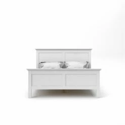 Cama Madera PARIS 160X200 Blanca