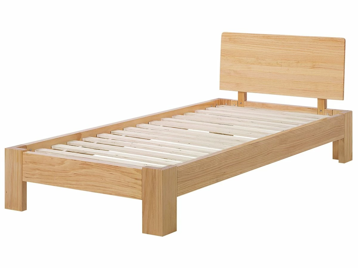 Cama Con Somier De Madera De Pino Clara 90 X 200 Cm ROYAN - Imagen 7