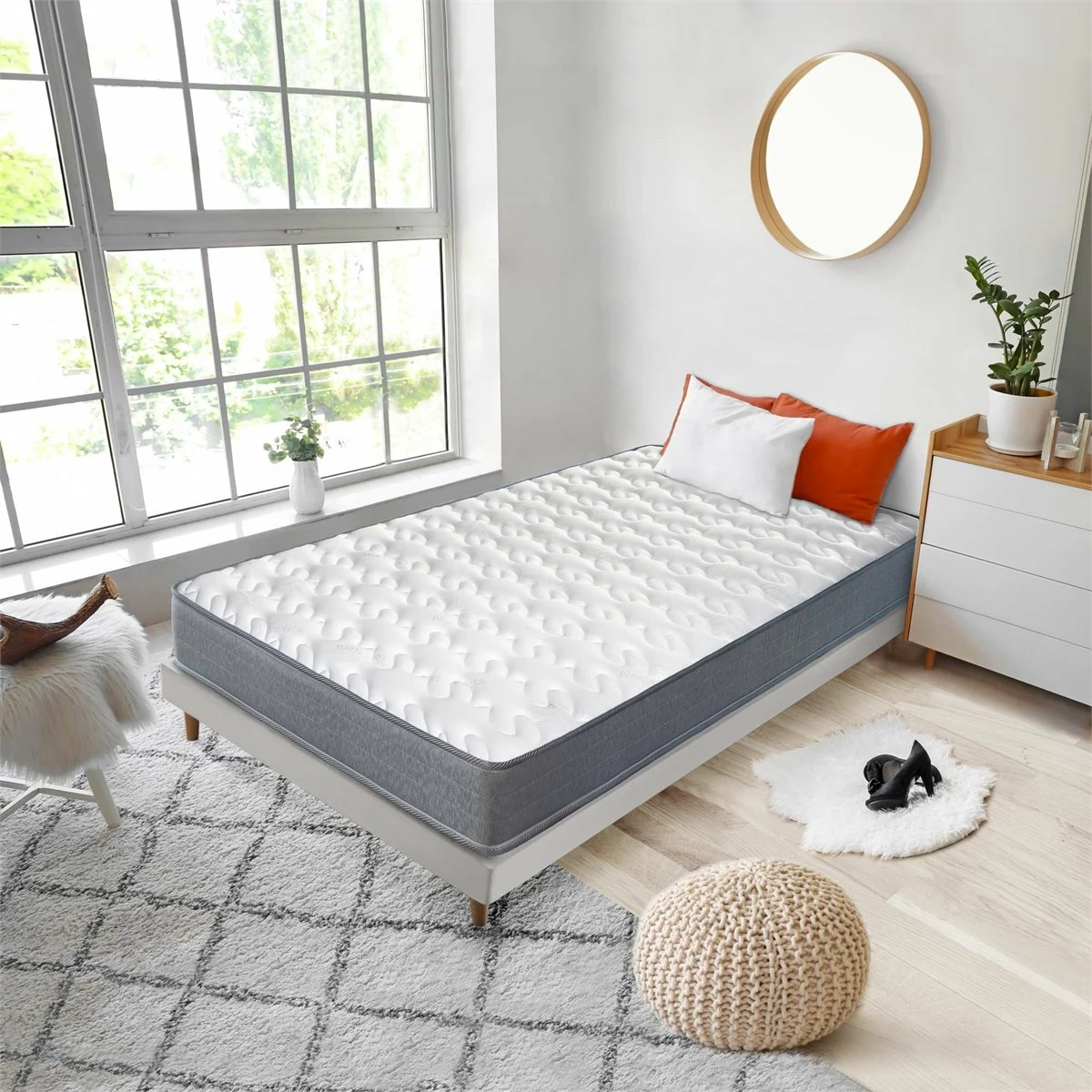 Colchón HR Stone De SonnoMattress 67,5x180x15 - Imagen 3