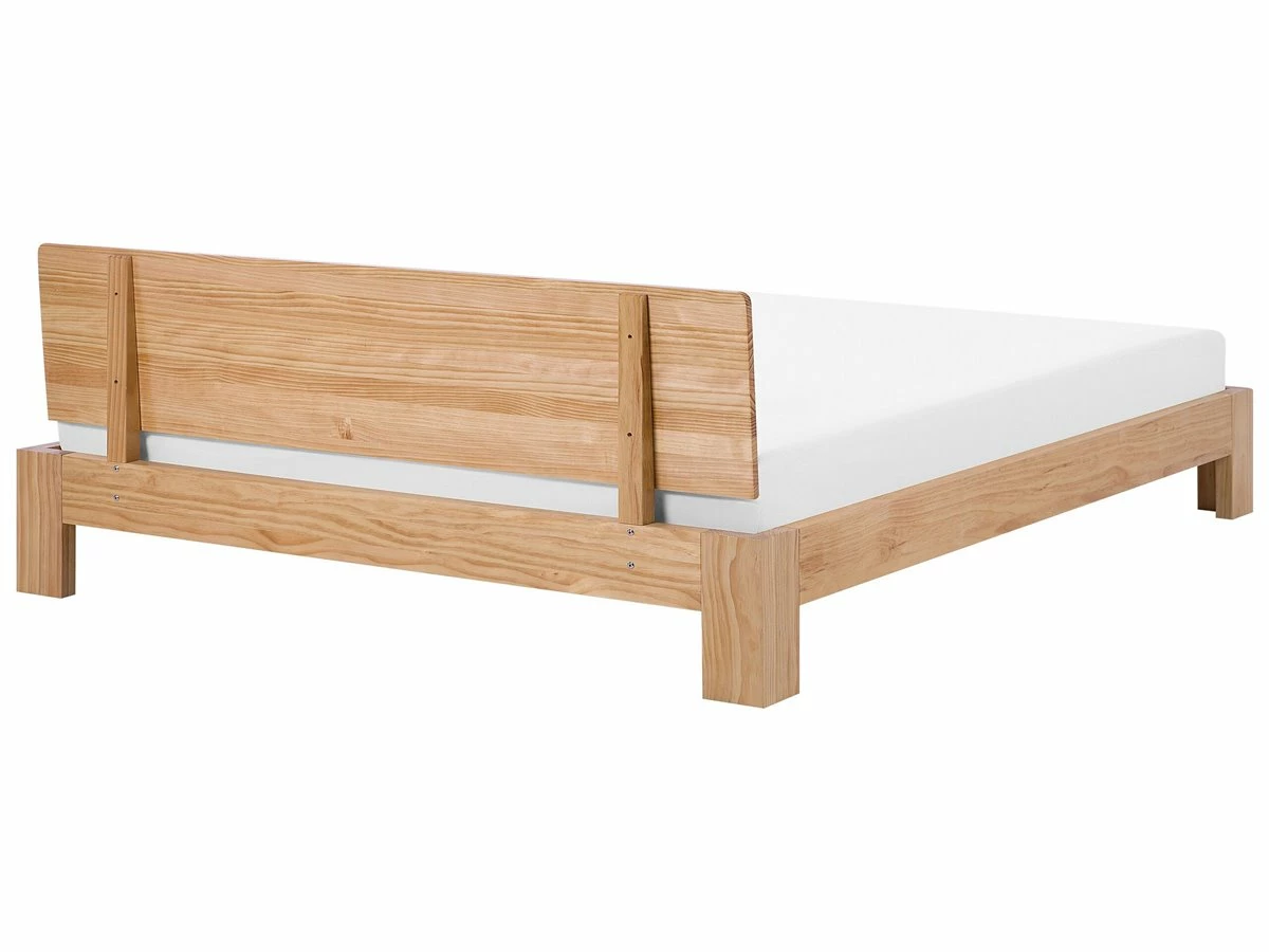 Cama Con Somier De Madera De Pino Clara 180 X 200 Cm ROYAN - Imagen 6