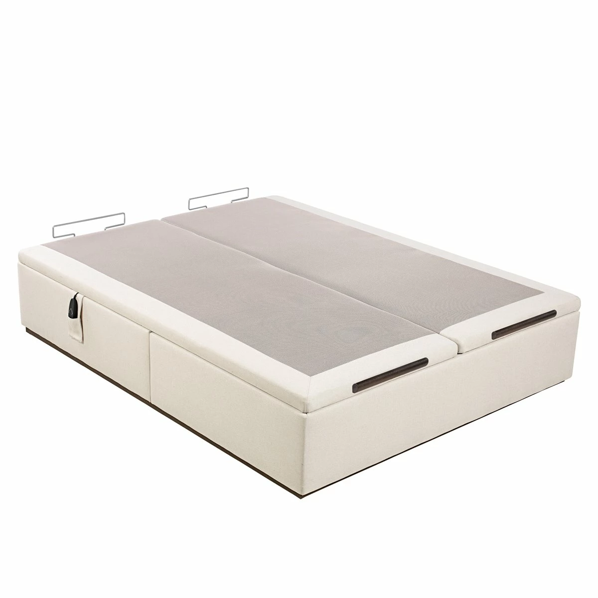 Abatible Textil ANAIS EPEDA Eléctrico De Alta Capacidad Y Tapa Doble BLANCO 160X200 - Imagen 2