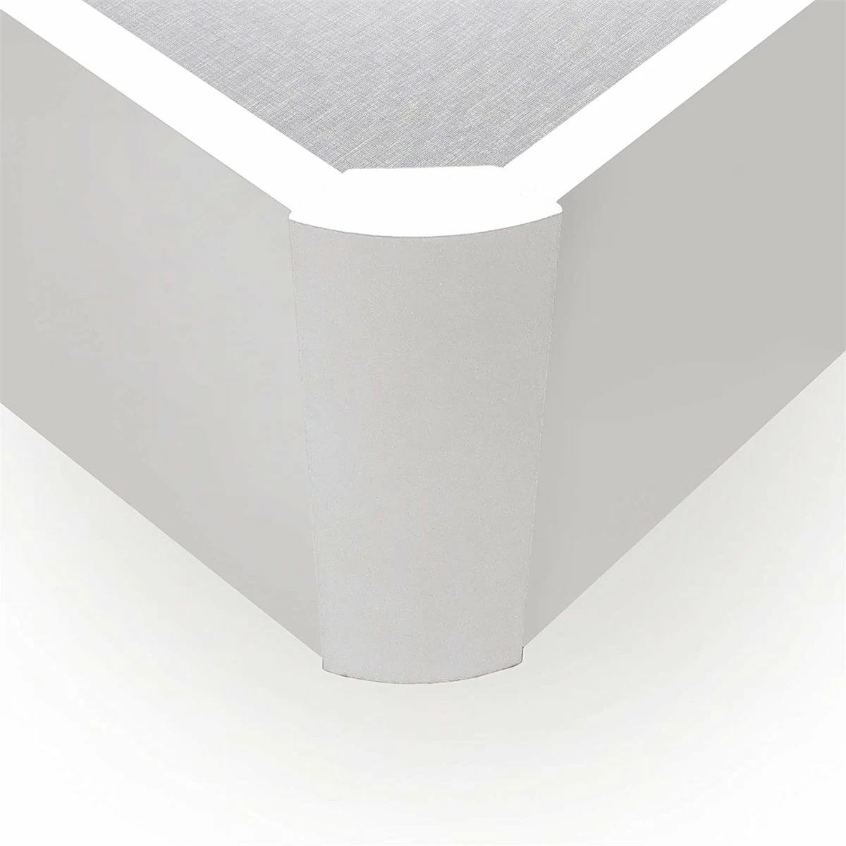 Venprodin | Canapé Abatible De Gran Capacidad Color Blanco Con Montaje A Domicilio Gratis (Medidas 150x190cm), Tapa Tapizada En 3D Transpirable Con Aireadores En La Tapa Del Canapé, - Imagen 3