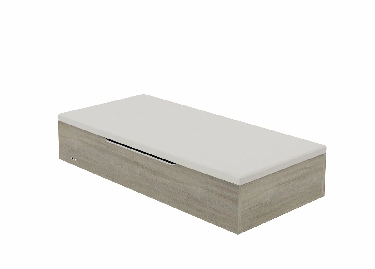 Canapé Madera Gris FLEX Con APERTURA LATERAL 90x190