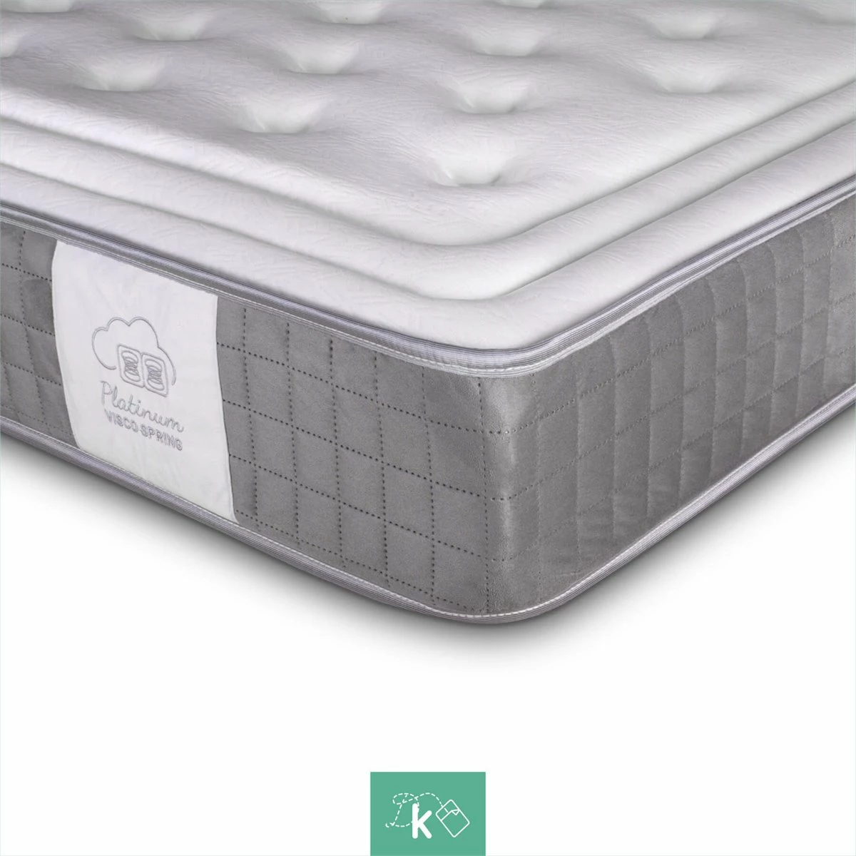 Colchón Muelles Ensacados 80 X 190 Cm Viscoelástico Altura +/- 24 Cm - Imagen 7