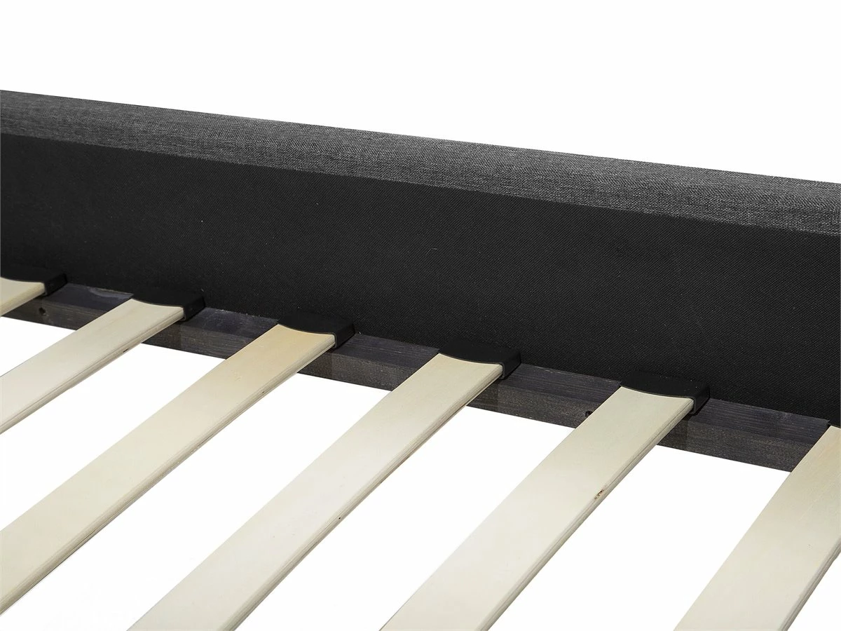 Cama LED Multicolor De Poliéster Gris Oscuro 160 X 200 Cm MONTPELLIER - Imagen 12