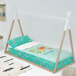 World Map Saco Nórdico 105x200 Multicolor