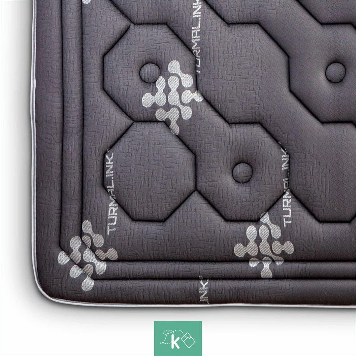 Colchón 80 X 180 Cm Viscoelástico Tejido Turmalina Propiedades Terapéuticas Altura +/- 28 Cm - Imagen 2