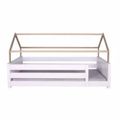 Cama-sofá Baja Montessori Con Protección Anticaídas KASVA 206x98x127 Cm