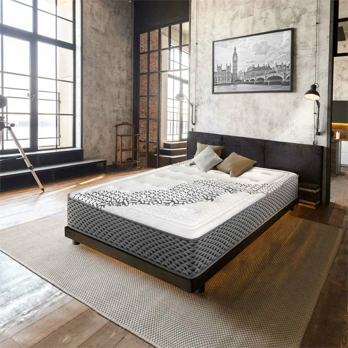 Colchón Viscografeno Muelles Ensacados London De SonnoMattress 67,5x180x30 - Imagen 3