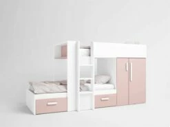 Cama Tren 90X190 Con Escalera LUPY 8K