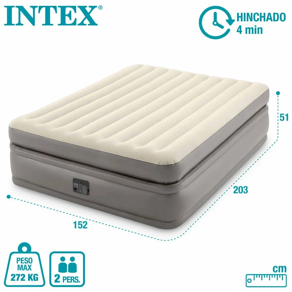 Colchón Inflable Doble Prime Comfort Elevated INTEX - Imagen 6