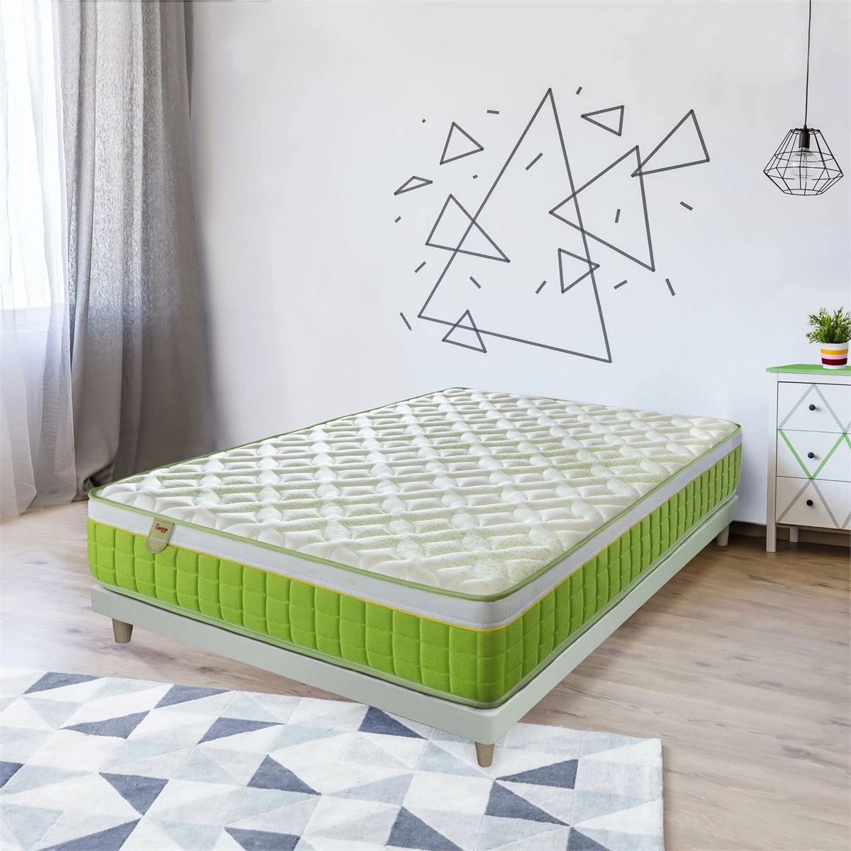 Colch贸n Vissoft HR Lucky Green De SonnoMattress 67,5x180x15 - Imagen 4