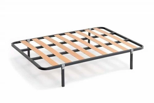 Somier De Laminas De Madera Con 4 Patas 90CM