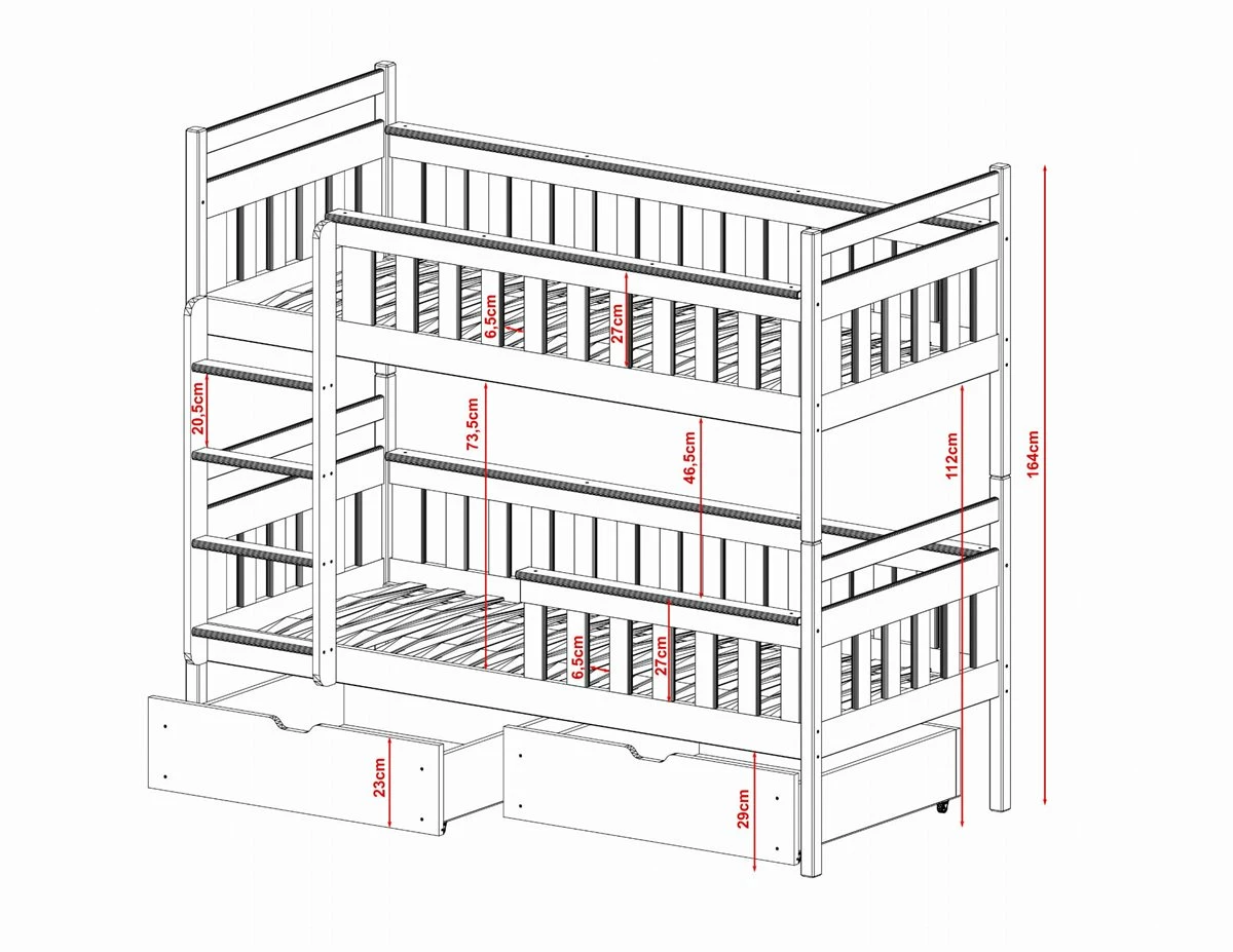 Litera Tezo 80x160 Beige - Imagen 3