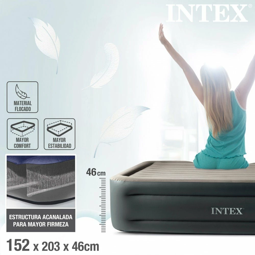 Cama De Aire Para 2 Essential Rest INTEX - Imagen 4