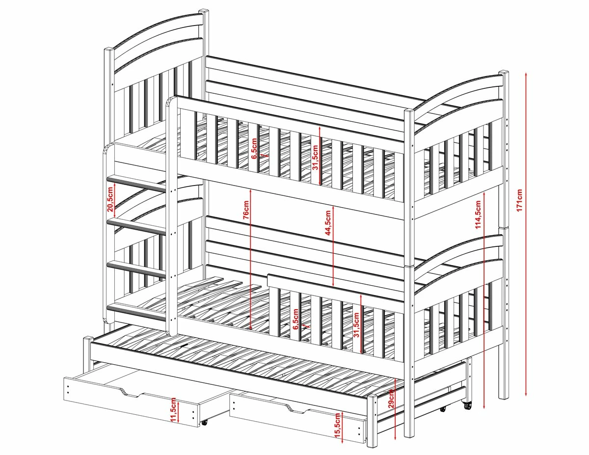 Litera Viki 80x180 Beige - Imagen 3