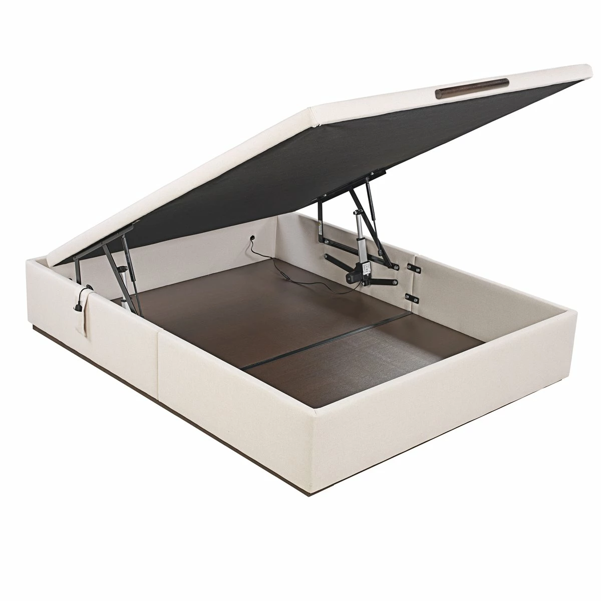 Abatible Textil ANAIS EPEDA Eléctrico De Alta Capacidad Y Tapa única BLANCO 140X190