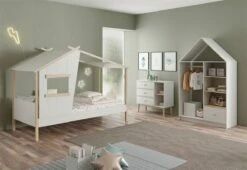 Cama Cabaña Con Ventana 90 X 190 Cm NUBA