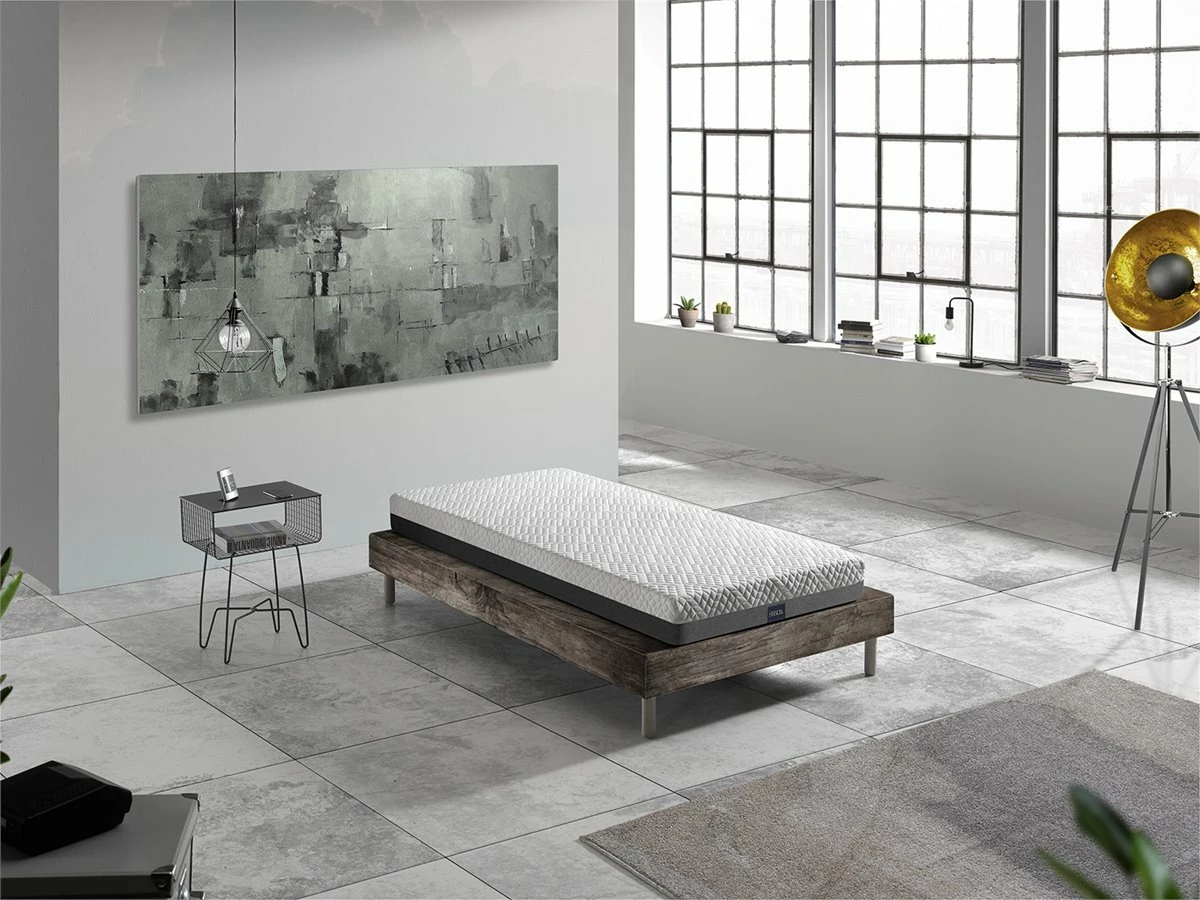 PACK 1X Colchon Viscoelástica 70X190X20 CM PLATON + 1X Almohada Visco + 1X Protector - Imagen 2