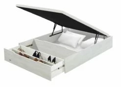 Canapé De Madera Blanco Veta FLEX Con Zapatero