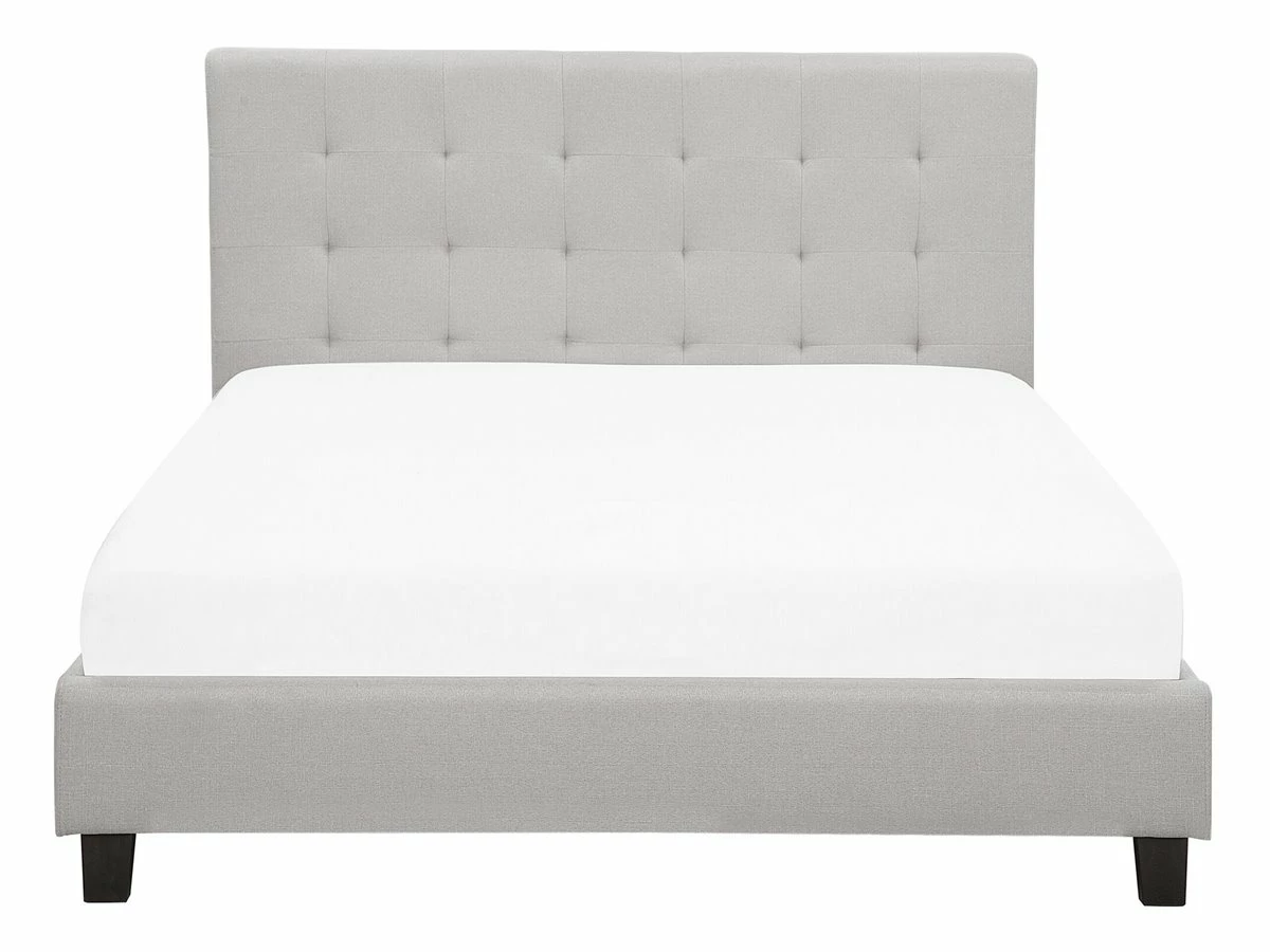 Cama De Agua De Poliéster Gris Claro 140 X 200 Cm LA ROCHELLE - Imagen 4