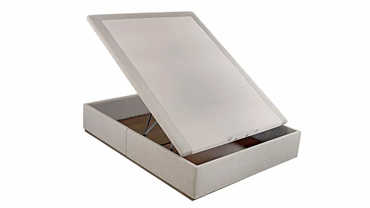 Abatible Textil CAMILE EPEDA De Alta Capacidad Y Tapa única BEIGE 80X190