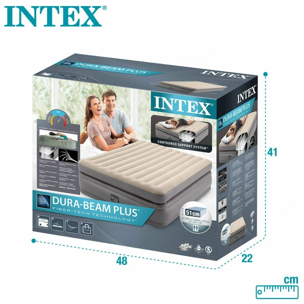Colchón Inflable Doble Prime Comfort Elevated INTEX - Imagen 7