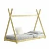 Cama Infantil Onejda - Estructura Tipi De Madera Pino - 200 X 90cm - Color Pino Natural [en.casa]