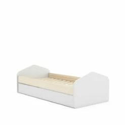 Cama Juvenil Blanca 90 X 200 Cm NUBA
