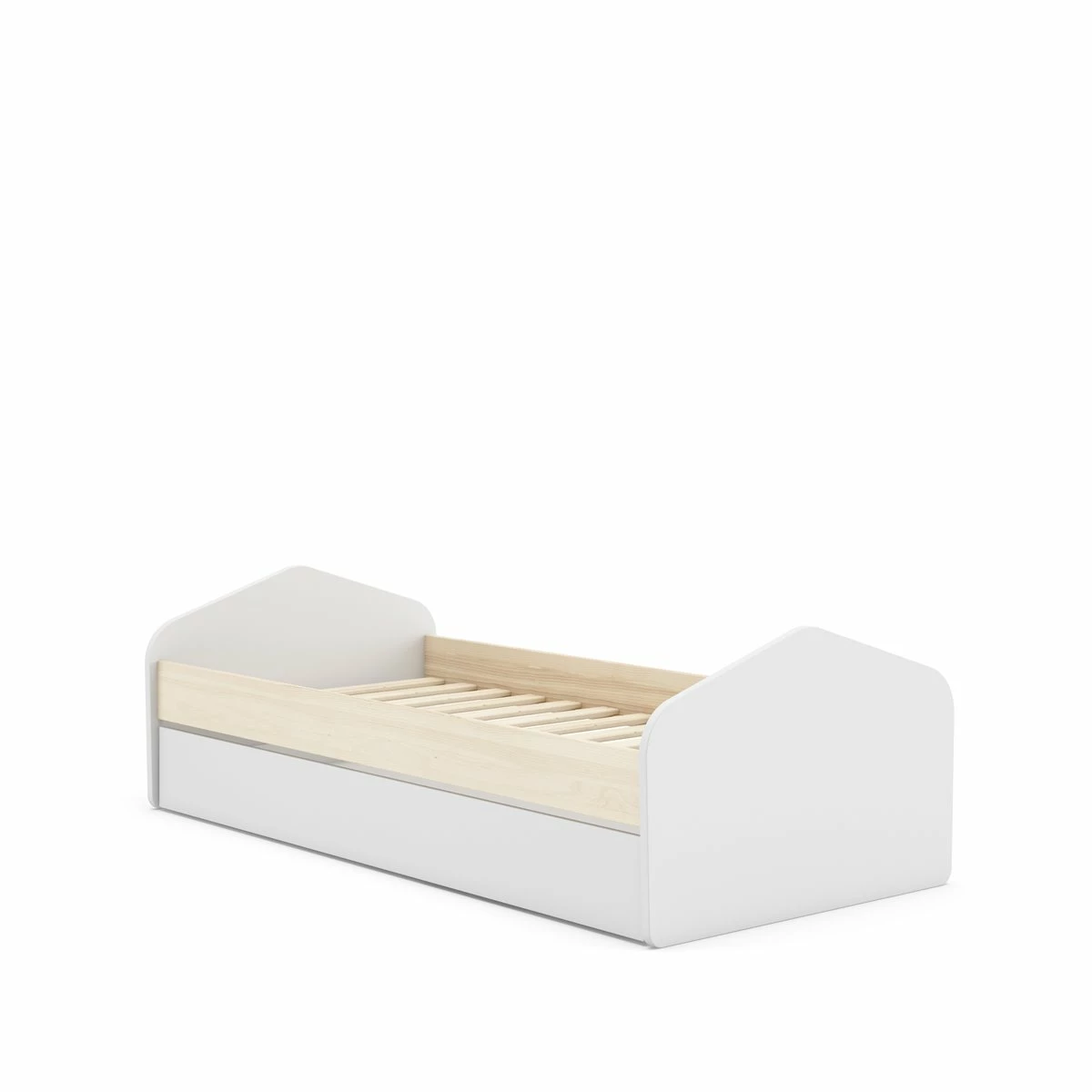 Cama Juvenil Blanca 90 X 200 Cm NUBA