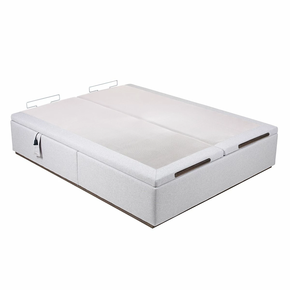 Abatible Textil ANAIS EPEDA Eléctrico De Alta Capacidad Y Tapa Doble GRIS 200X200 - Imagen 2