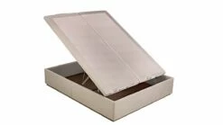 Abatible Textil CAMILE EPEDA De Alta Capacidad Y Tapa Doble BLANCO 135X190