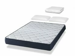 Pack Colchon 80X190 SHAULA 22 CM + 1 Almohada VISCO 80X35 + 1 Protector Colchon 80X190 Cm