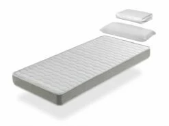 Pack Colchon 80X160 APOLO CAMA INFANTIL, Altura 14 CM + 1 Almohada Viscoelastica 80X35 + 1 Protector Colchon 80X160